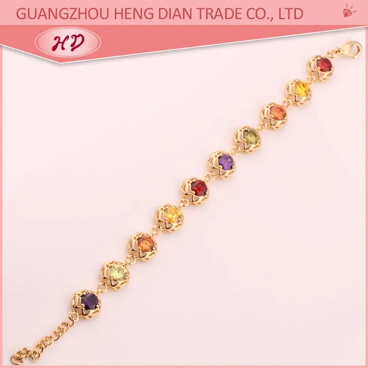 2018 fashion style 22k indian gold bracelet designs for women jewelry