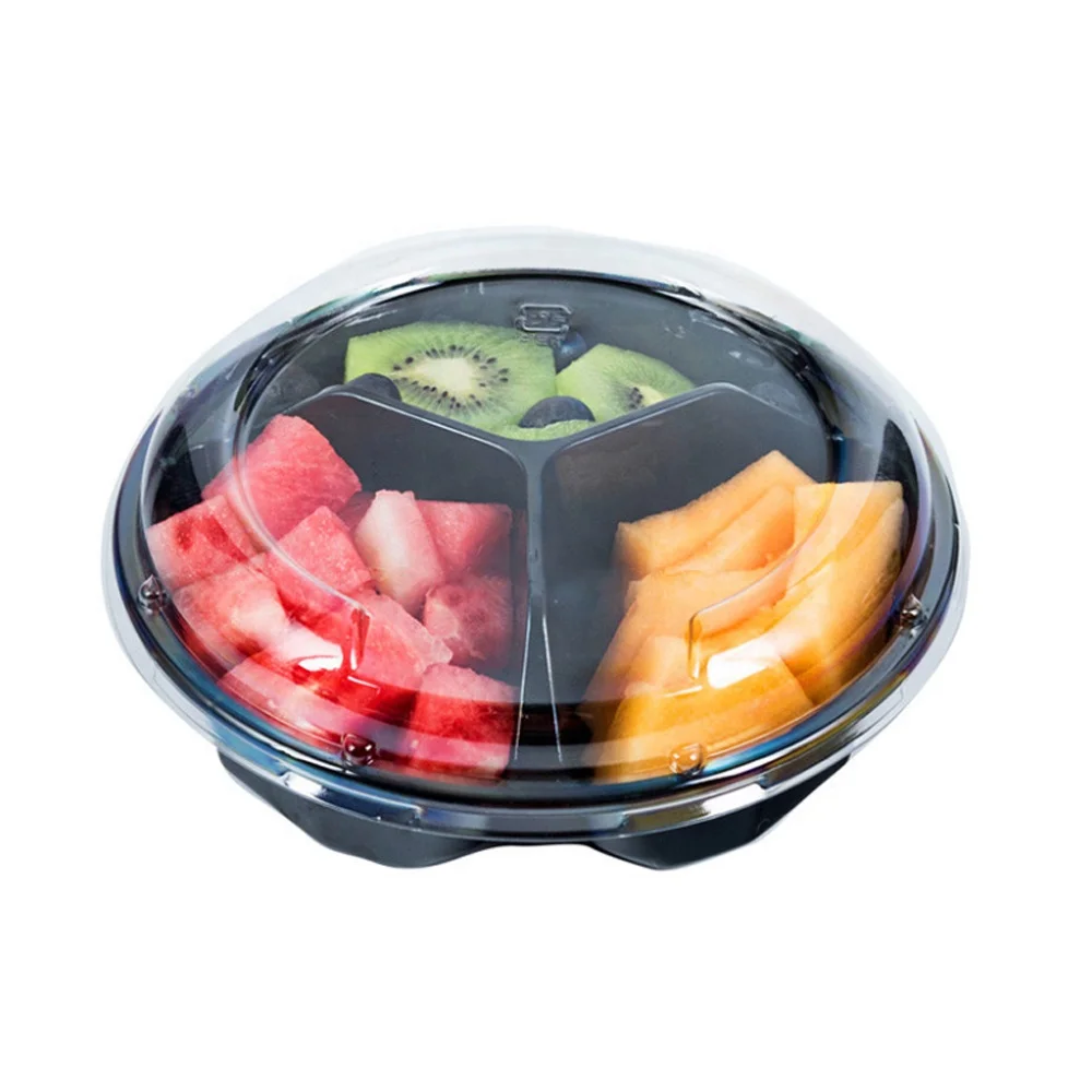 Disposable food grade fresh fruit plastic packaging box food packaging container for supermarket