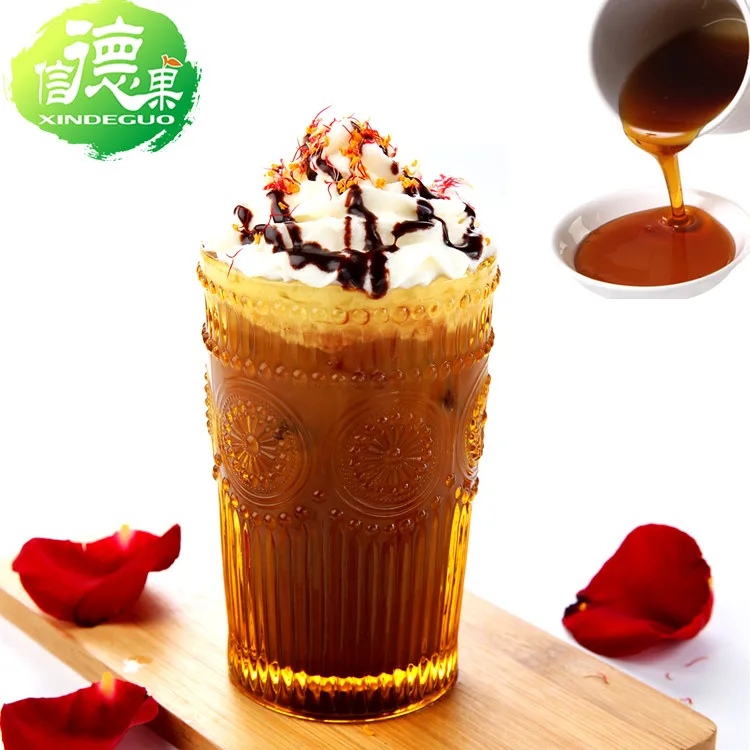 Карамельный сироп для карамельного молока, пузырьковый чайный сироп