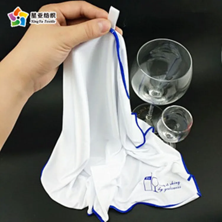 Wholesale High Quality Multi-Purpose Personalized Microfiber Wiping The Wine Glass Cloth