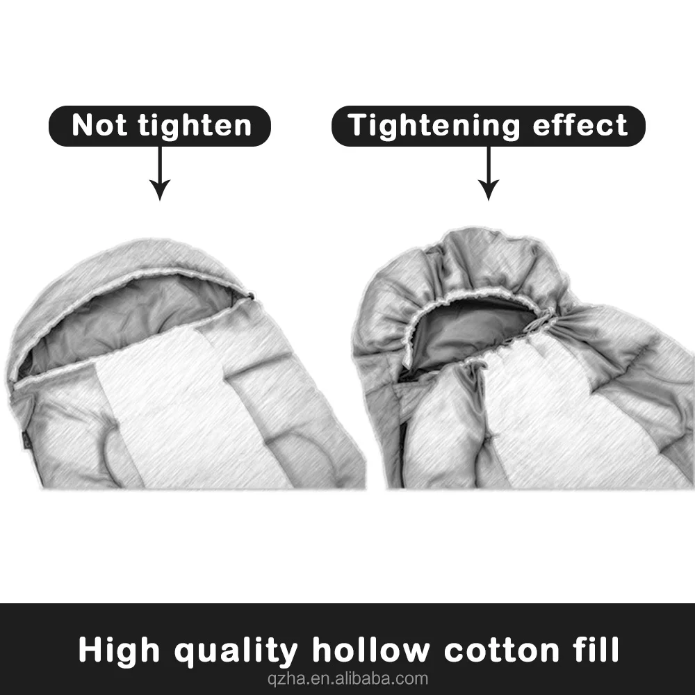 
Outdoor army green winter cotton or custom eiderdown waterproof envelop camping sleeping bag 