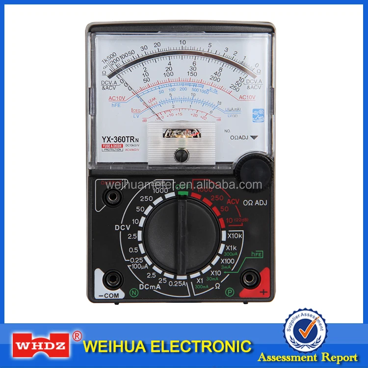 yx-360trn analog multimeter Voltage Meter Current Meter without battery