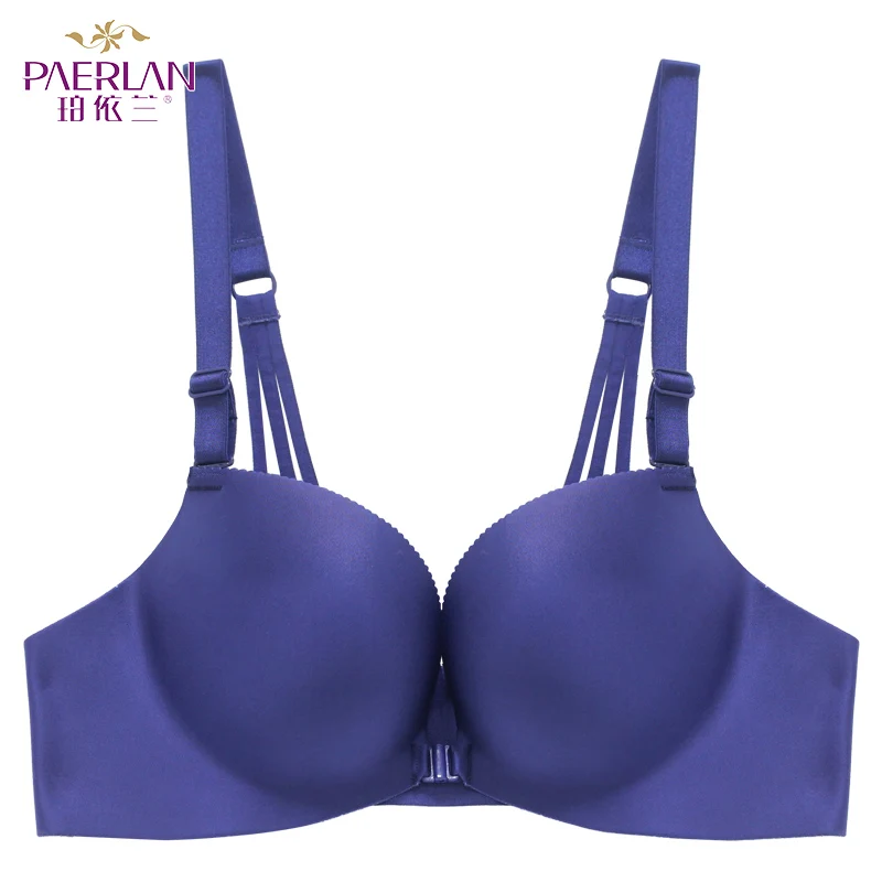 New design one piece seamless push up laser underwear women sexy bra set