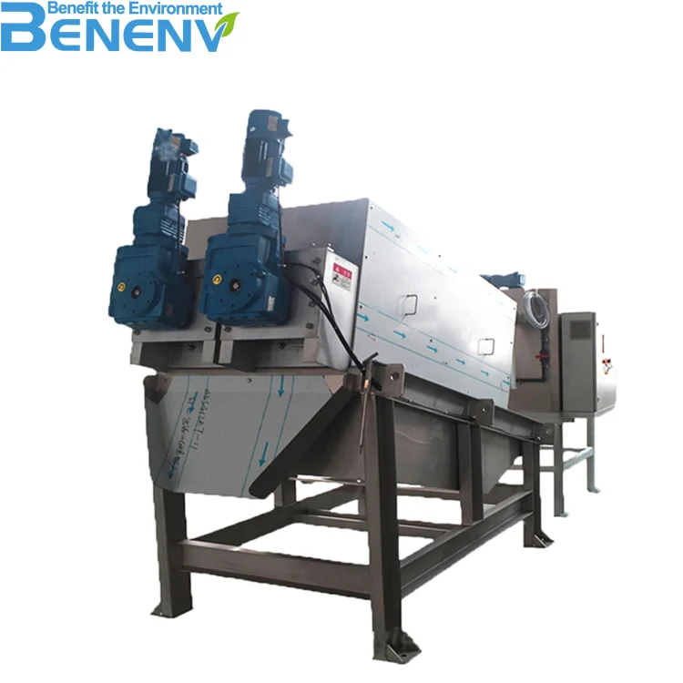 Small Trace Sludge Dewatering Press for Sewage Treatment (MDS 412)