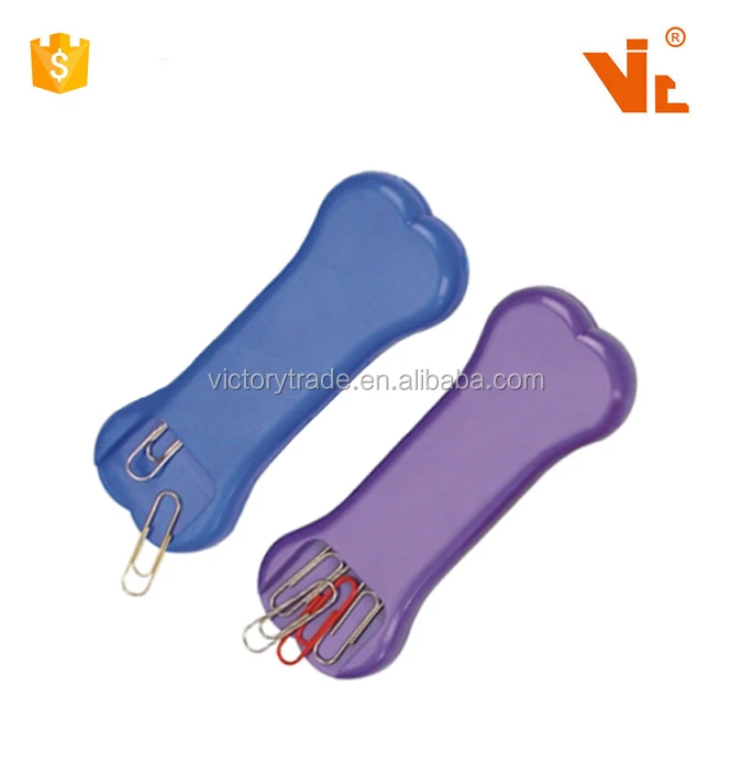 
 V-NB021 рекламный пластиковый магнитный держатель для бумаги в форме кости  