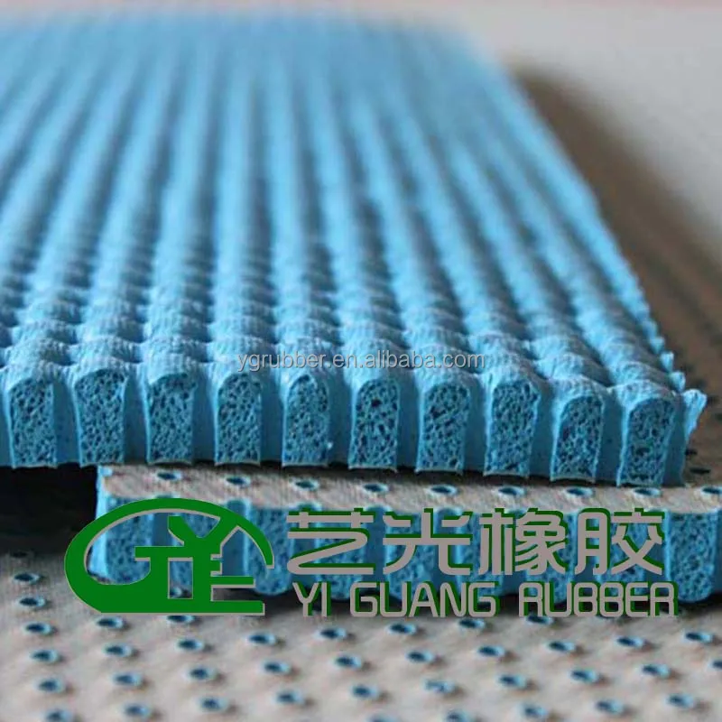 Factory supply wash resistance Silicone foam rubber sheets with holes