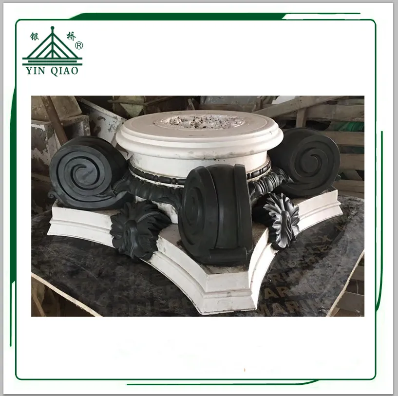 FRP Fiberglass Silicone Rubber GRC Moulds For Ionic Column Top
