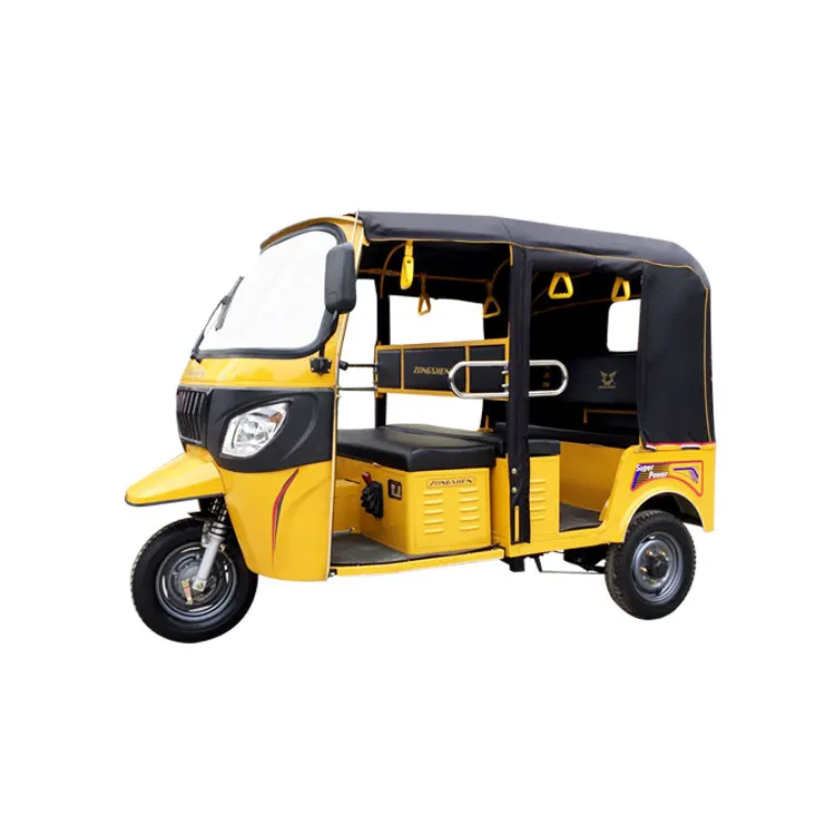 Zongshen 200CC 6 Passenger Motorized 3 wheeler tuk tuk Petrol bajaj auto rickshaw price picture