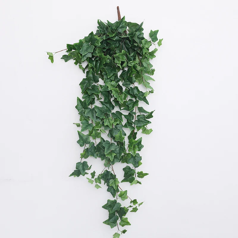 ZERO High Quality Silk Green Artificial Hanging Leaves Vine Leaves Artificial Ivy Leaf for Home Garden Decoration