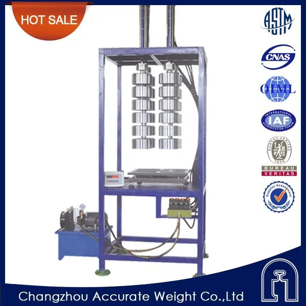 Low-cost, Load test weights machine for keli load cell