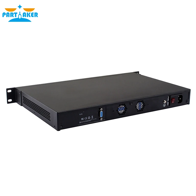 
Partaker R19 1U Rackmount Router 1U Firewall Appliance with Core LGA1150 i3 4150 4 SFP 4 LAN 