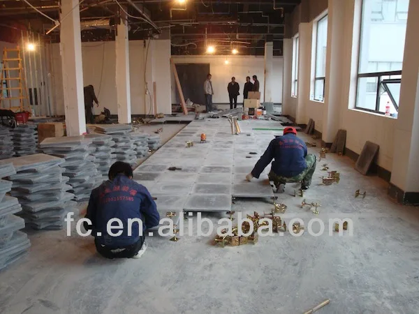 
Calcium Silicate Raised Access floor,,Access Floor, Raised Floor For Lotte Super Tower 123 in Korea 