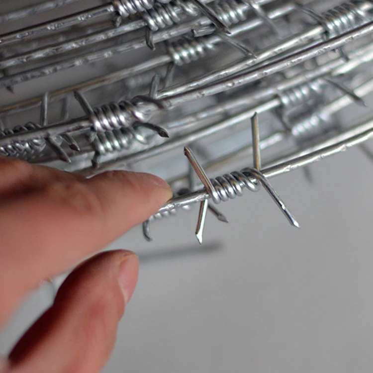 Колючая проволока серии 50 кг/рулон оцинкованная колючая железная проволока 500 м Заводская низкая цена