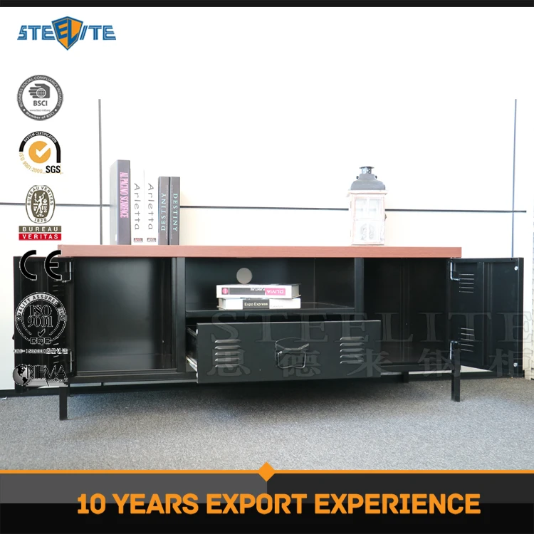 China manufacturer long TV stand table modern led TV stand furniture design with price