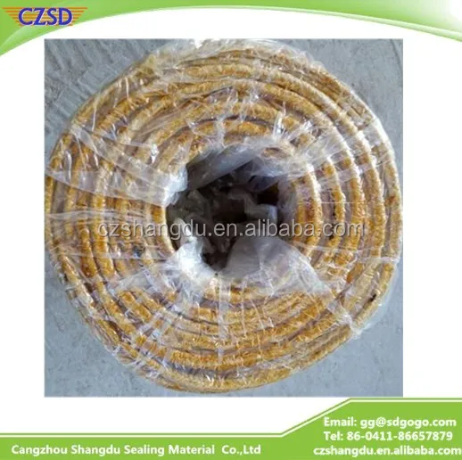 Упаковка из 100% хлопчатобумажной смазки с смазкой для водяного насоса, механическое уплотнение