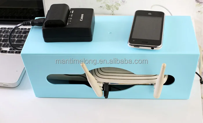 Hollow Flower Cable Box Electrical Outlet Power Strip Wire Cord Organiser Storage Box Tidy Device Cable Tidy Box