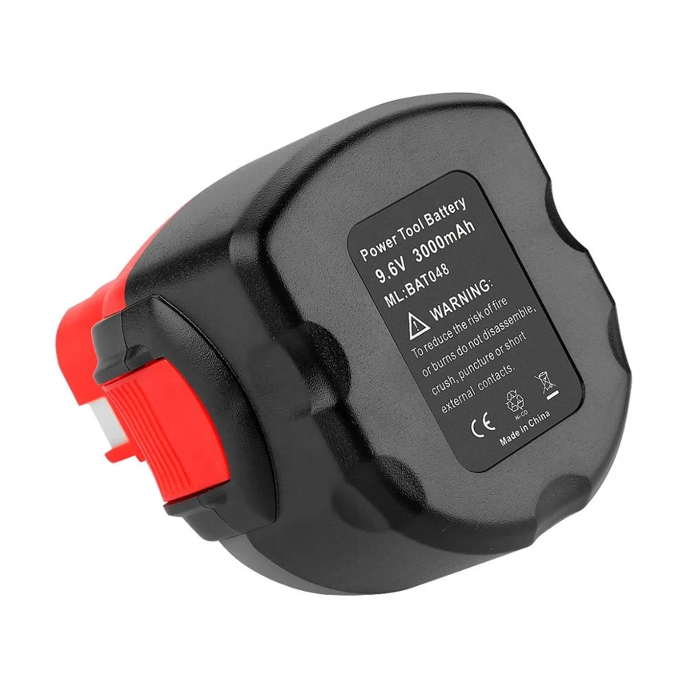 Rechargeable NIMH Battery Pack for bosch Power Tools Replacement BAT048 9.6V 3Ah Battery
