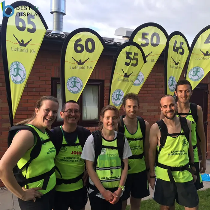 Backpack Flying Banner Flag Walking Banner Display Advertising Backpack