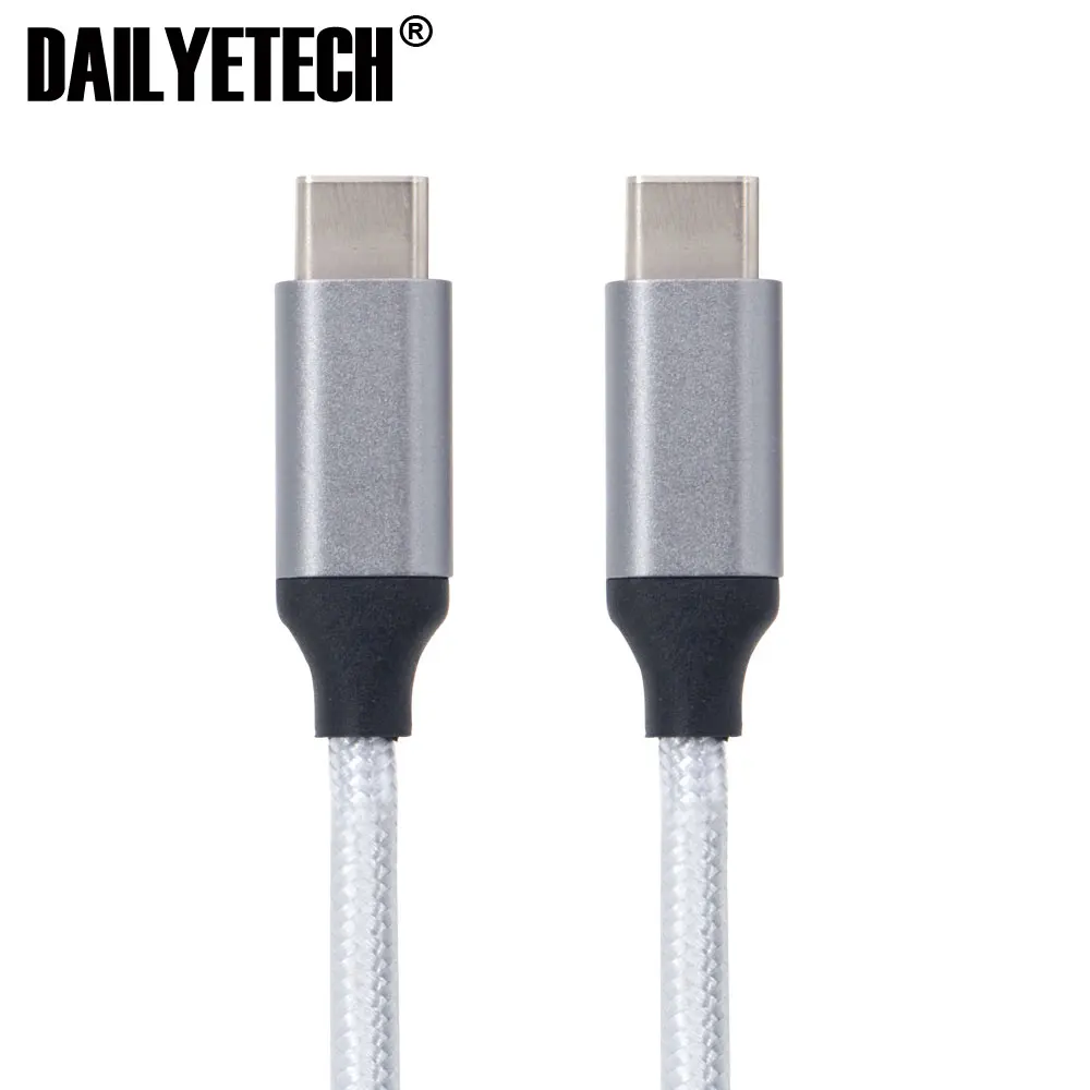 New Design 1M Dual Type C to Usb 3.1 Usb-C Otg Adapter Cable