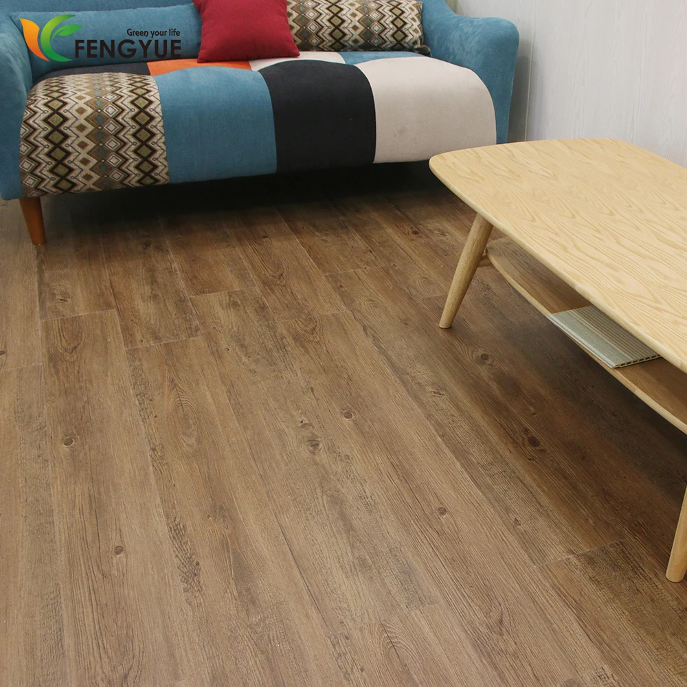 Anti-thermal expansion and cold shrinkage SPC rigid core vinyl flooring