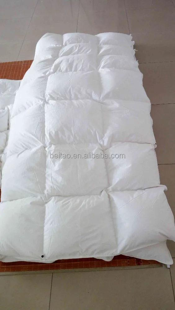 White 4 Seasons Ultralight 95% Duck Down Winter Duvet Queen Size 220x230 cm Filling Weight 1750g