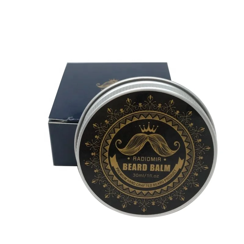Hot selling Wholesale prices moisturizing effect 30g tin jar beard growth balm for men use