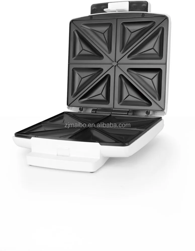 Электрическая автоматическая мини-машина для приготовления сэндвичей на завтрак с антипригарным покрытием