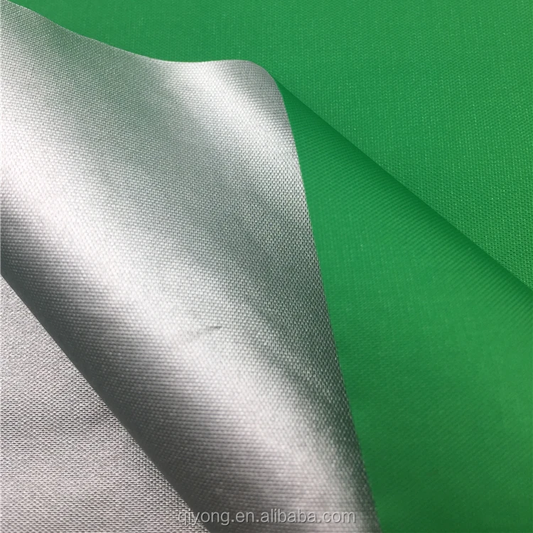 Cheap Price 100%Polyester Silver Coated Taffeta Sunshade Fabric Sun Shade for Tent,Car cover,Umbrella