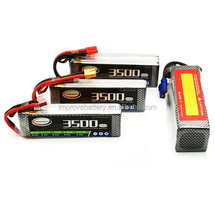 Factory OEM Lithium Battery Pack 11.1V 3500mAh 40C 3S Lipo Battery for RC Helicopter