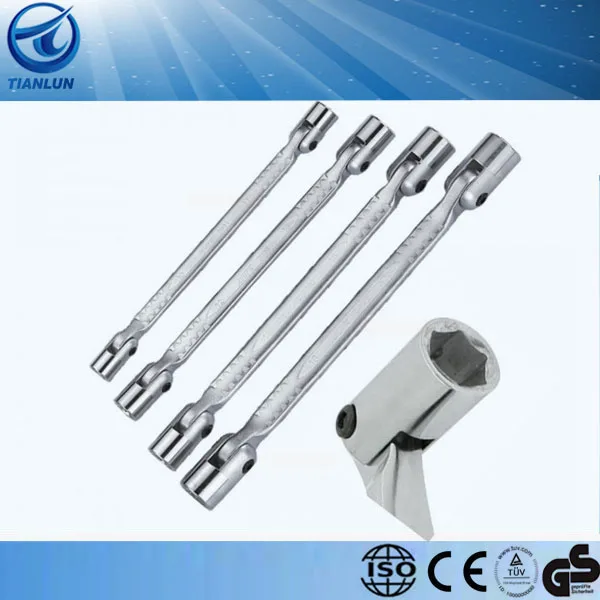 double hex end Flexible socket wrench