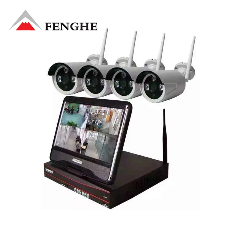 
Fenghe 4ch 10 inch monitor wireless camera system 
