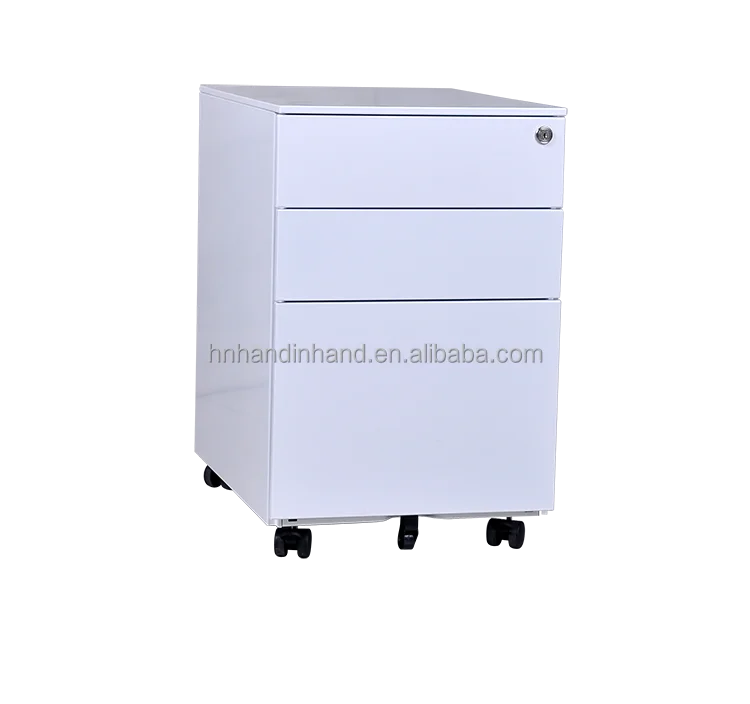 
HAND IN HAND good quality movable three drawers cabinet mobile metal storage unit 
