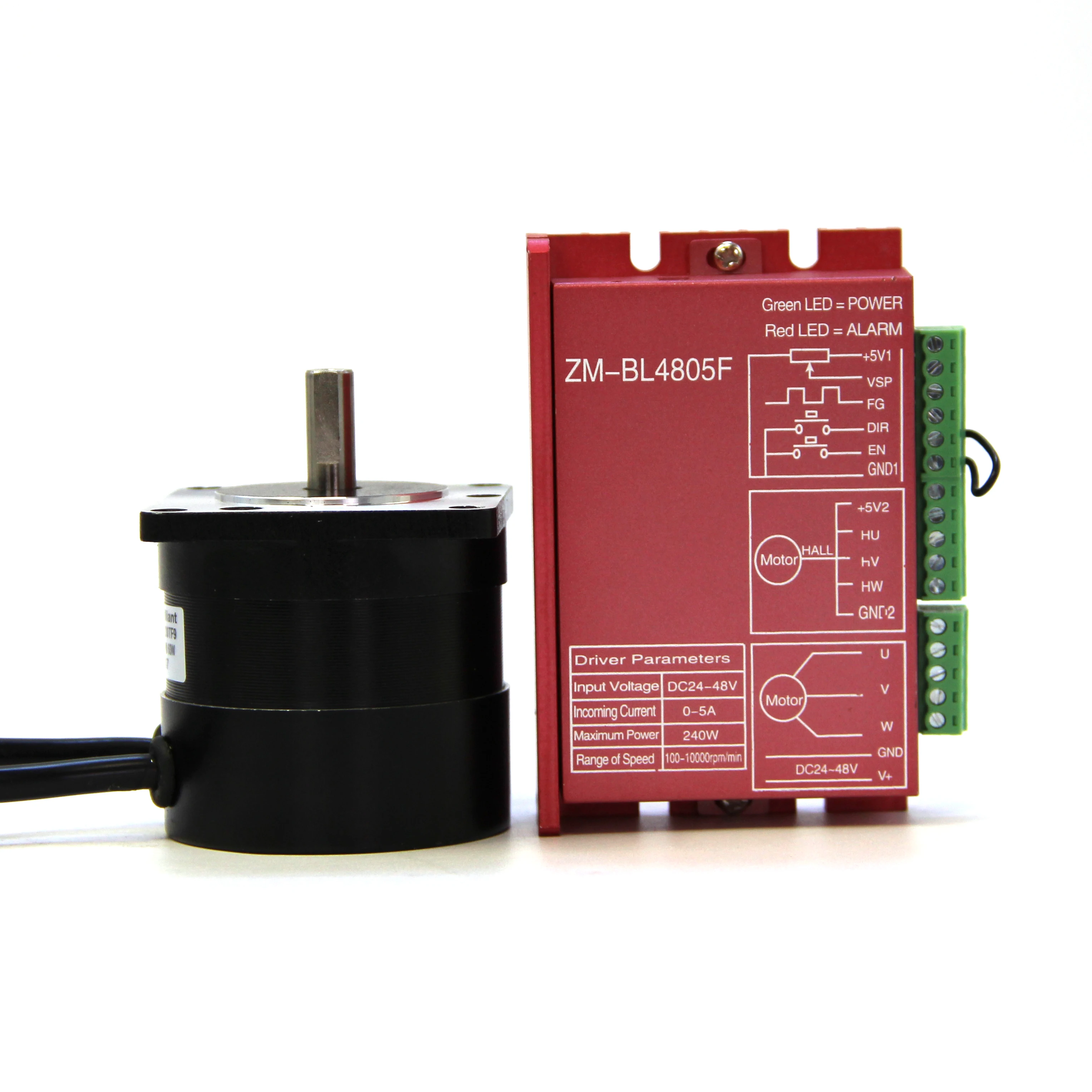 
low noise 60W 24V dc brushless fan motor 24v 3000rpm high speed BLDC motor controller kit for Fuel pump 