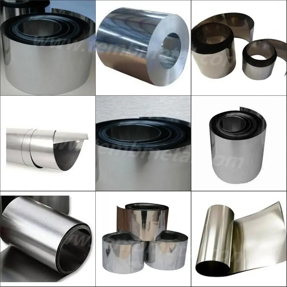 
99.95% high purity Polish factory tungsten alloy strip foil baoji tianbo metal company hot sale manufacturer 