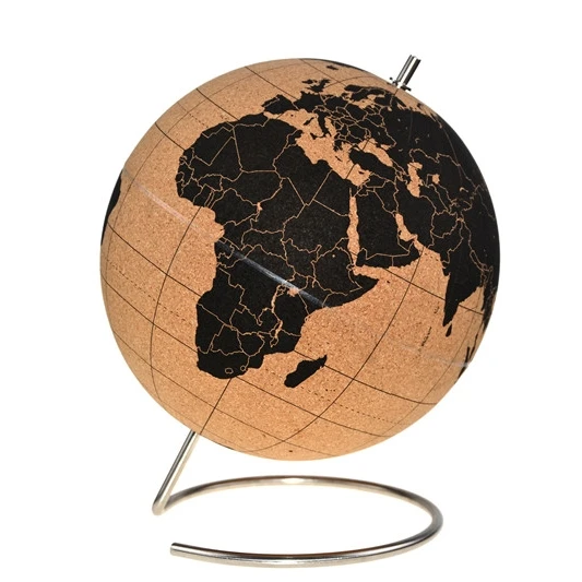 
cork world globe with 25cm or 10' 