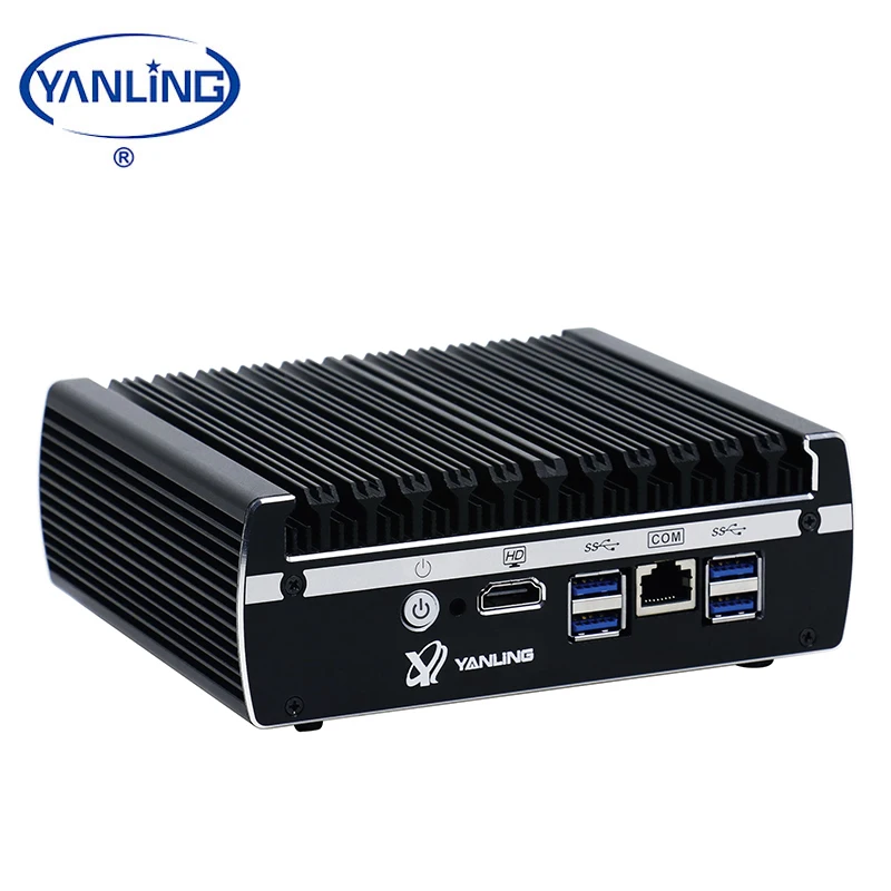 fanless computer ultra low power Intel I3 7100U firewall mini pc