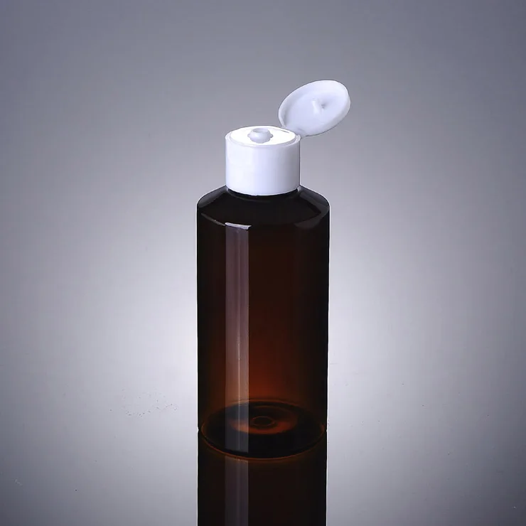 High quality cosmetic toner  bottle 100ml 150ml flip cap pet bottles for face toner bottles packaging