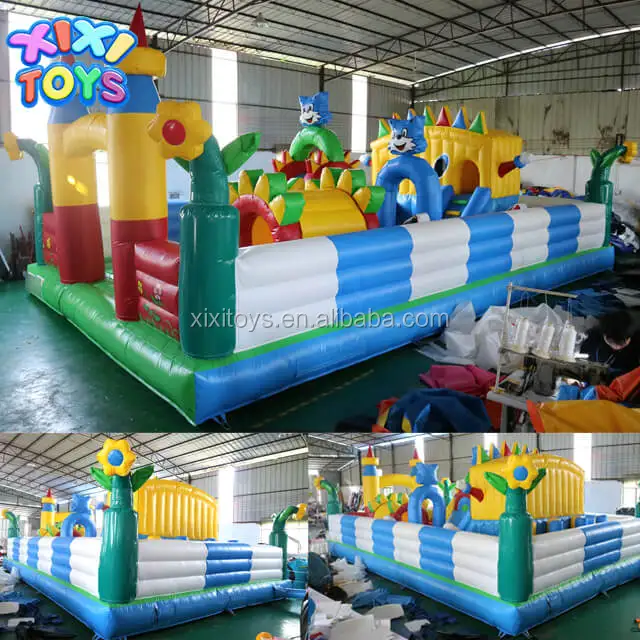 10 м гигантский надувной парк развлечений для детских игровых площадок центр крупного плана для детей прыжки надувные Funland