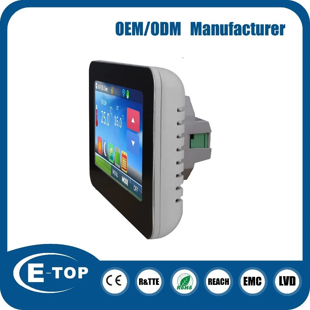 WiFi Color Touch Screen Heater Temperature Thermostat