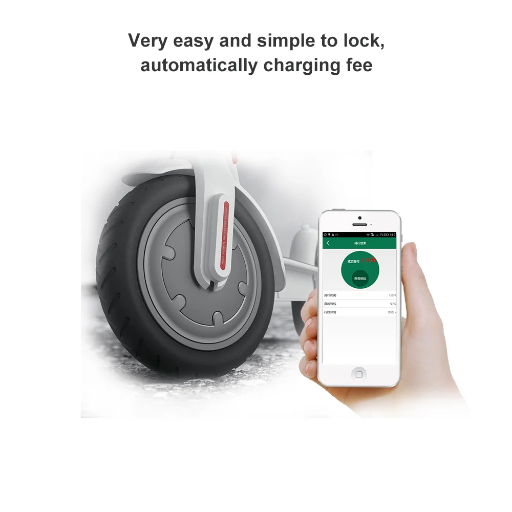 2022 High Quality Folding Electric Scooter Sharing With IOT Device And Scan QR Code