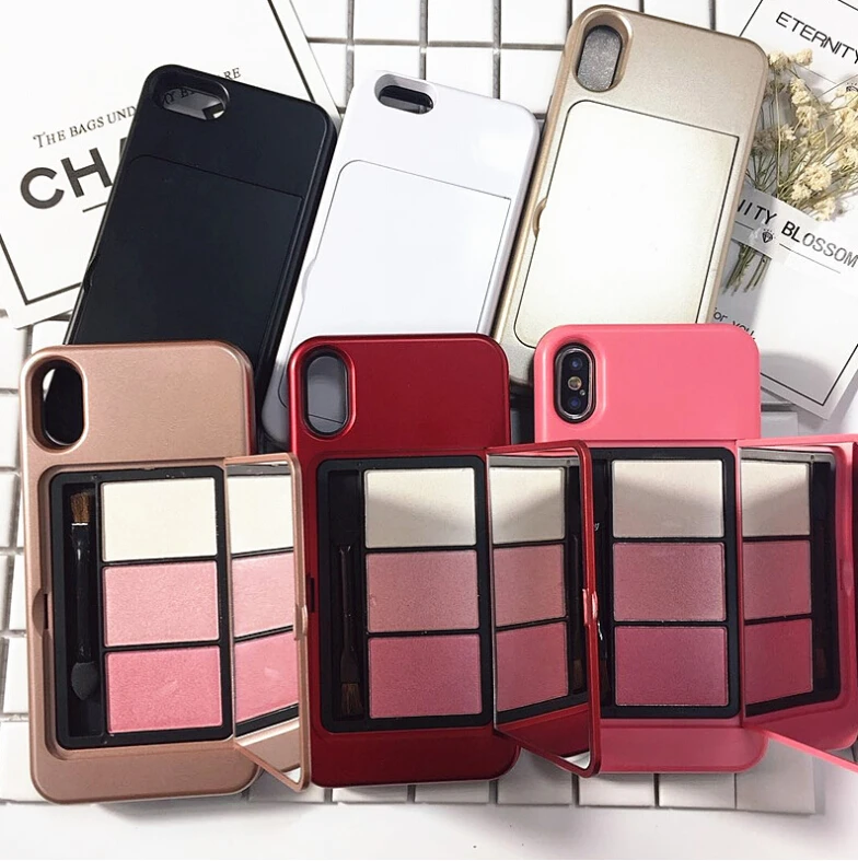 Fashion with Mirror Real Makeup Phone Case Cover for iPhone Models