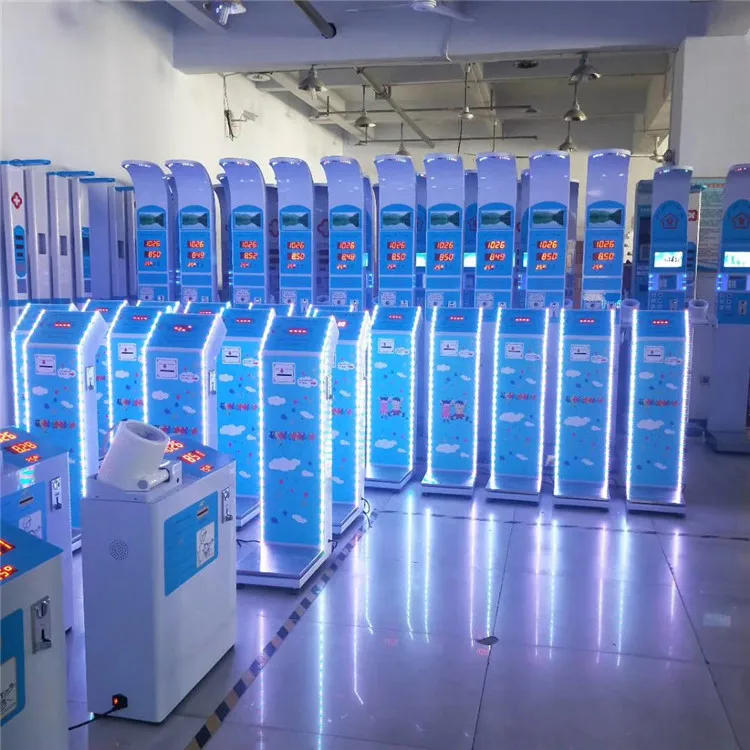 Coin operated weight measuring machine airport luggage scale