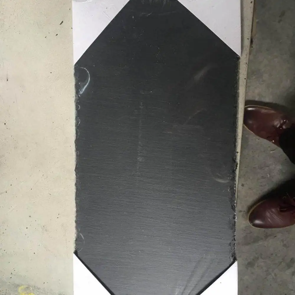 Прямоугольная плита для сыра из черного шифера