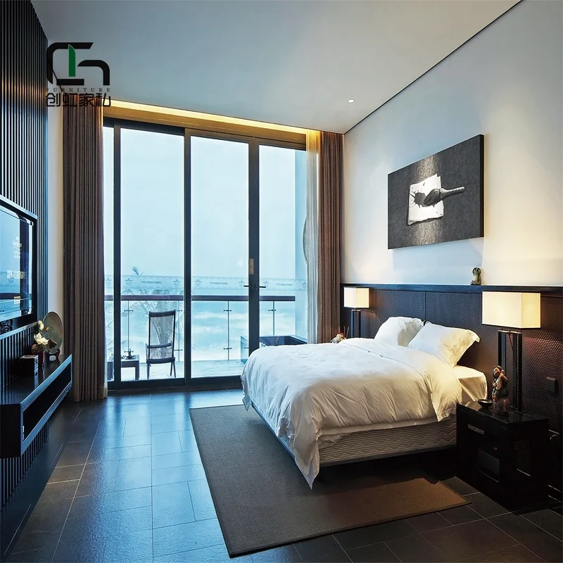 Первоклассный деревянный комплект мебели для гостевых комнат отеля «Хилтон»