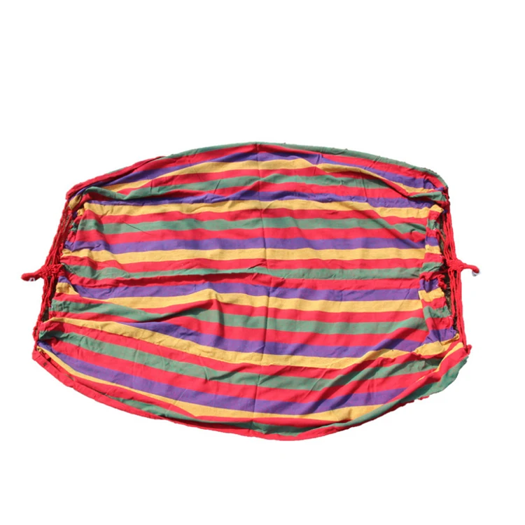 2021 Hot Sale Products camping cotton hammock Cheap Portable Camping Hammock canvas Outdoor hammock