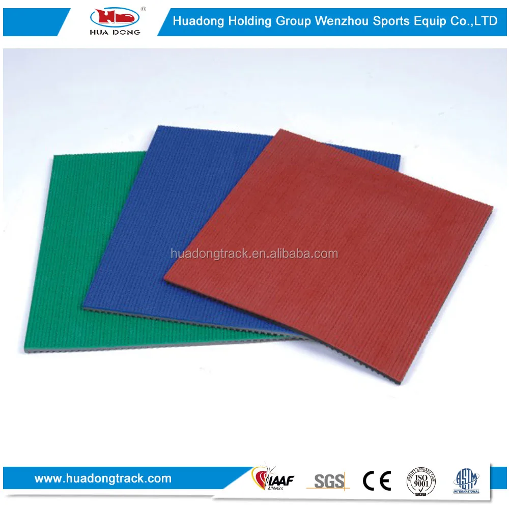 
Sports court flooring recycled rubber rolls prefabricated athletic running track 