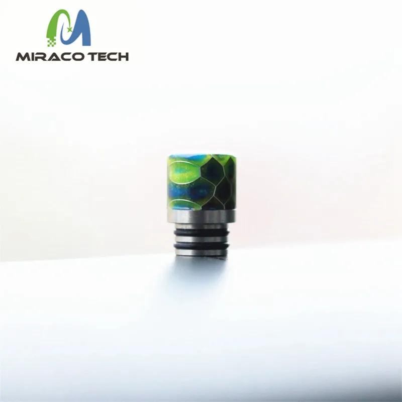 
Foggyman Epoxy Resin Drip Tip Head Vape Mouthpiece 510 drip tip for E Cigarette Petri V2 Petri V3 RDA Atomizer tank 