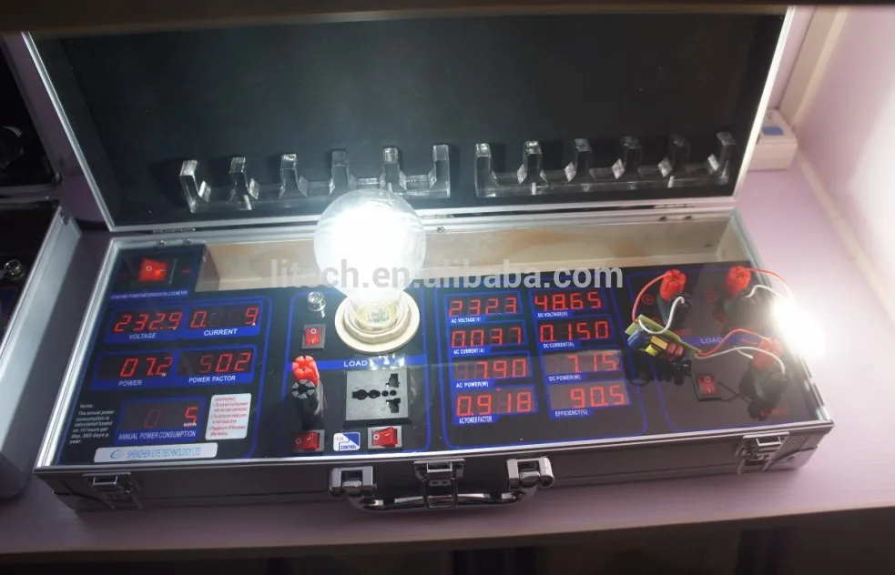 Patent LED testing machine Precise quick speed portable professional AC DC lux power meter driver tester homes laboratories