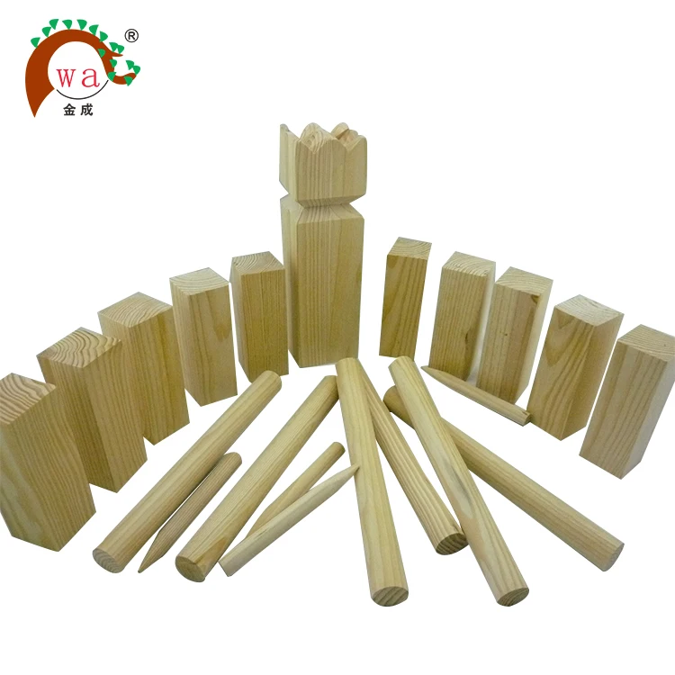 
Wooden classic KUBB game set 