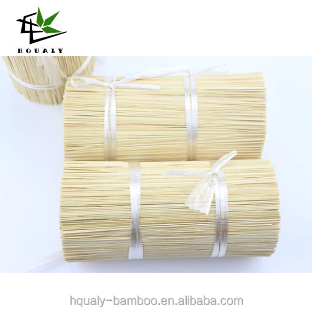 Высококачественная палочка для благовоний 1,2 мм 1,3 мм в Китае, бамбуковая палочка для благовоний 8-12 дюймов